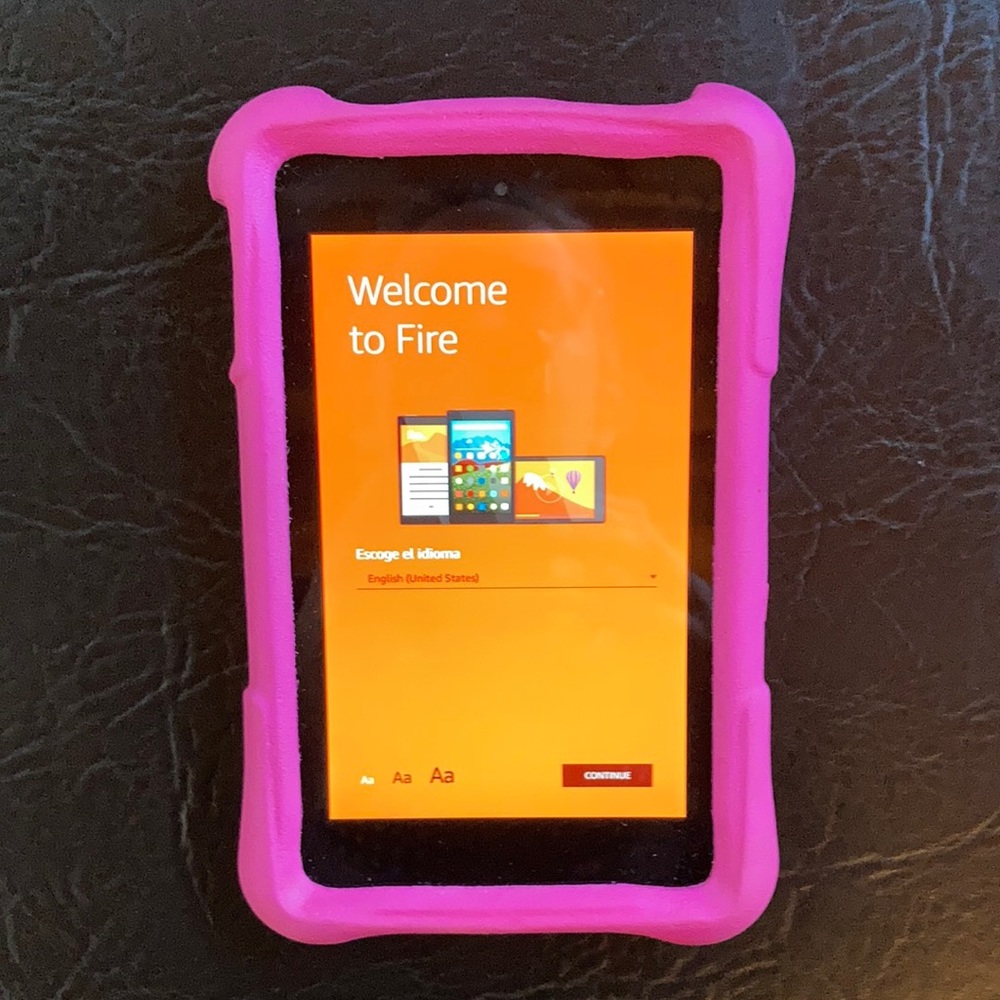 Amazon Freetime Fire tablet